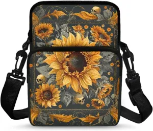 2 Layer Crossbody Bag, Lightweight Shoulder Bag Messenger Bag Purses for Girls Boys
