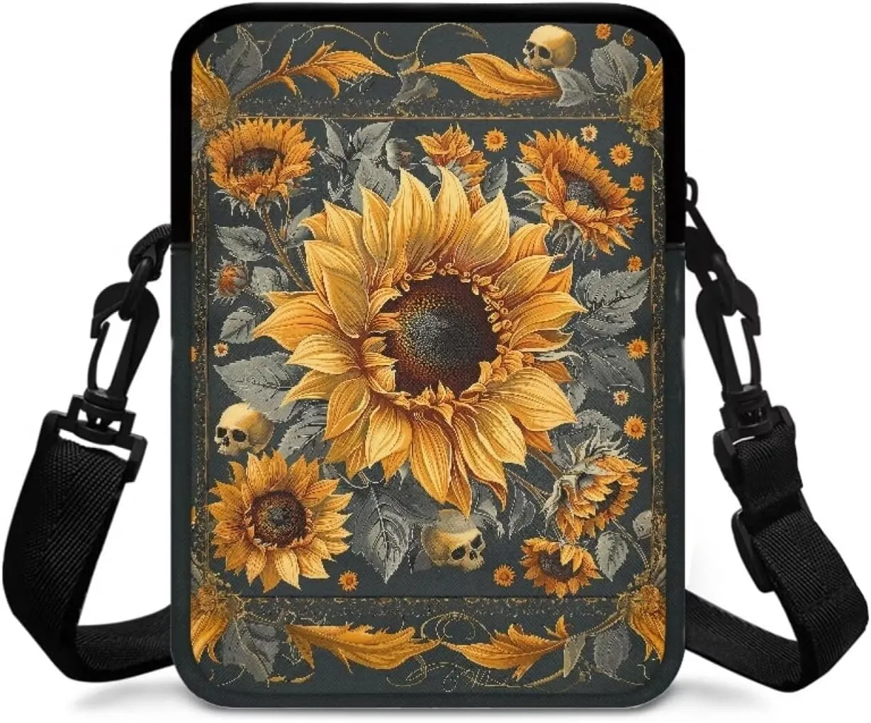 2 Layer Crossbody Bag, Lightweight Shoulder Bag Messenger Bag Purses for Girls Boys