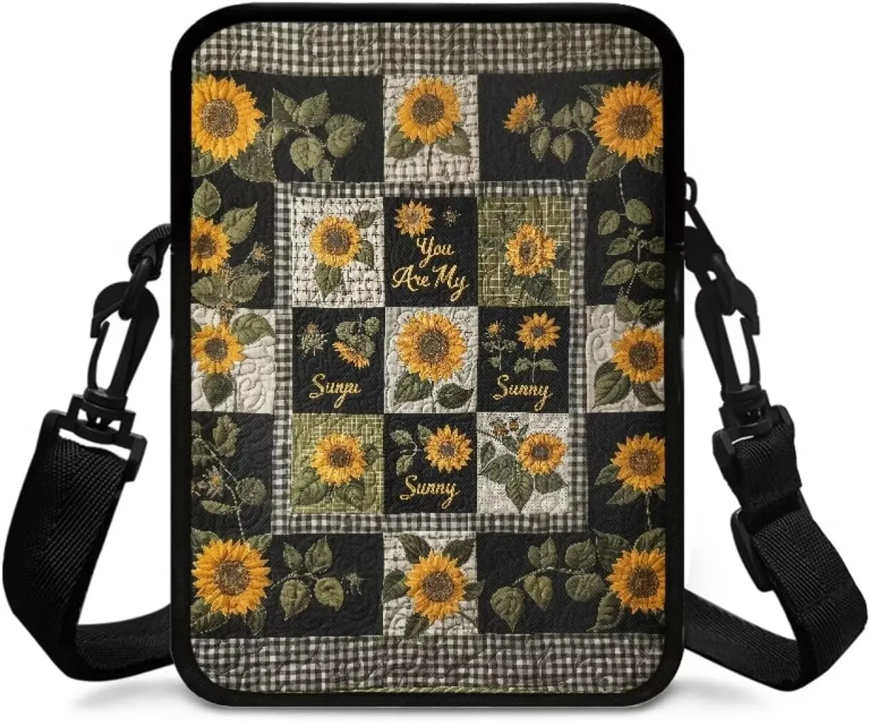 2 Layer Crossbody Bag, Lightweight Shoulder Bag Messenger Bag Purses for Girls Boys