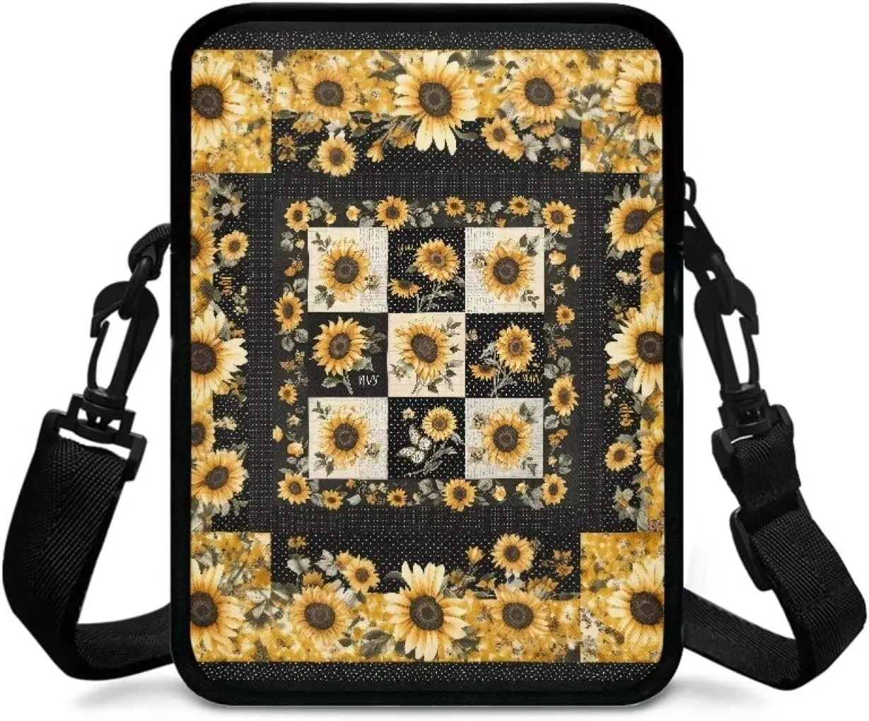 2 Layer Crossbody Bag, Lightweight Shoulder Bag Messenger Bag Purses for Girls Boys