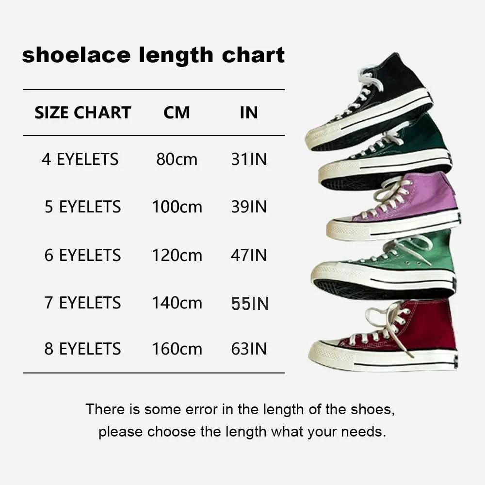 3 Pair Flat Shoe Laces for Sneakers Colored 5/16 Athletic Shoelace Running Shoes Boots Strings Replacement