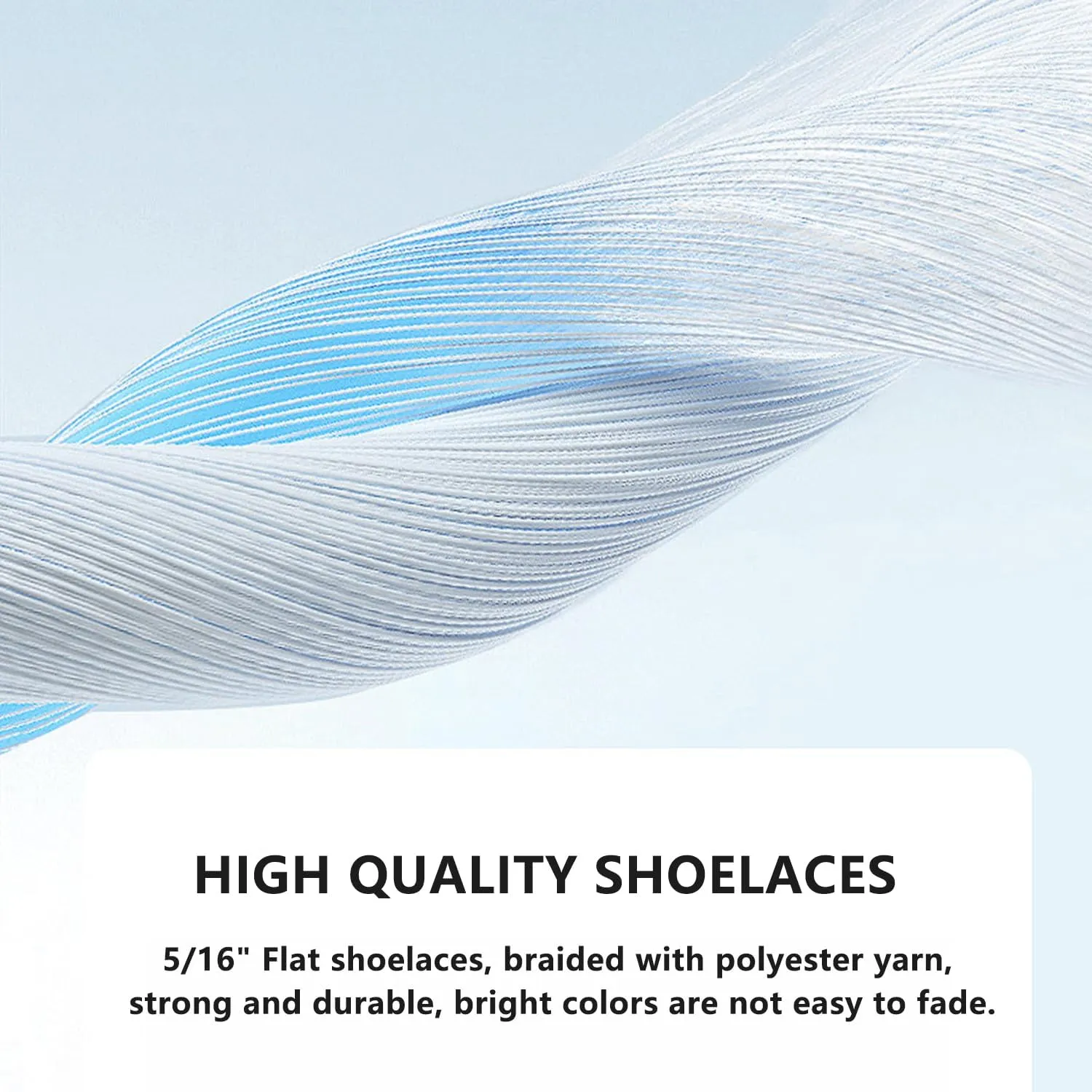3 Pair Flat Shoe Laces for Sneakers Colored 5/16 Athletic Shoelace Running Shoes Boots Strings Replacement