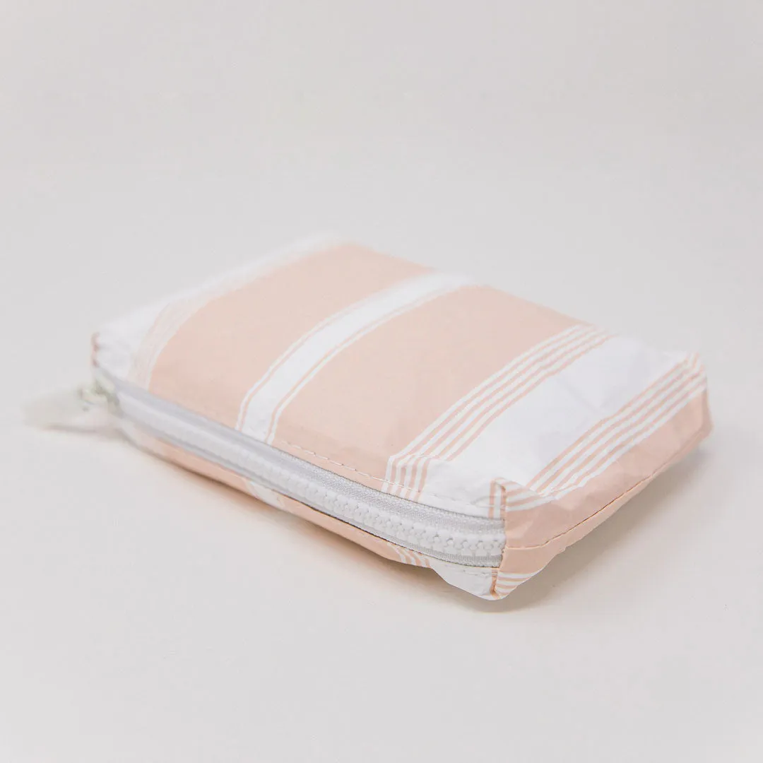 Aloha Mini Linen Stripe Pouch