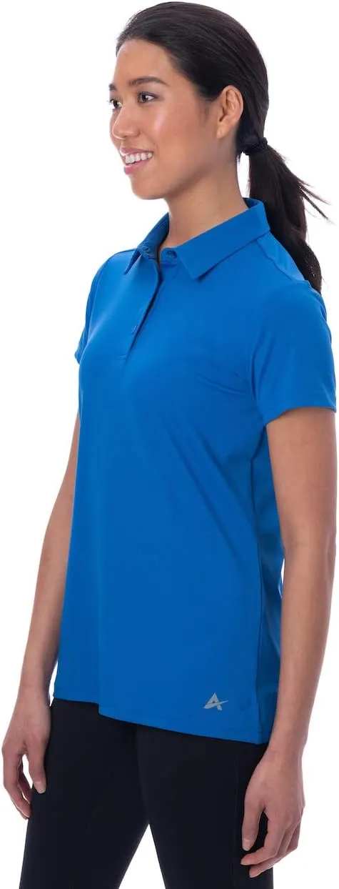 Arctic Cool Womens Instant Cooling Short Sleeve Polo UPF 50  Sun Protection Moisture Wicking Quick Drying Top