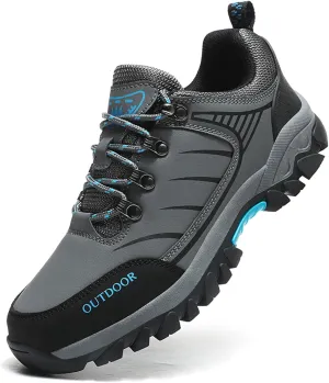 Asifn Men's Hiking Shoes Womens Hiking Shoes Slip Resistant Waterproof Shoes Outdoor Climb Walking Jogging Travel Trail Trekking