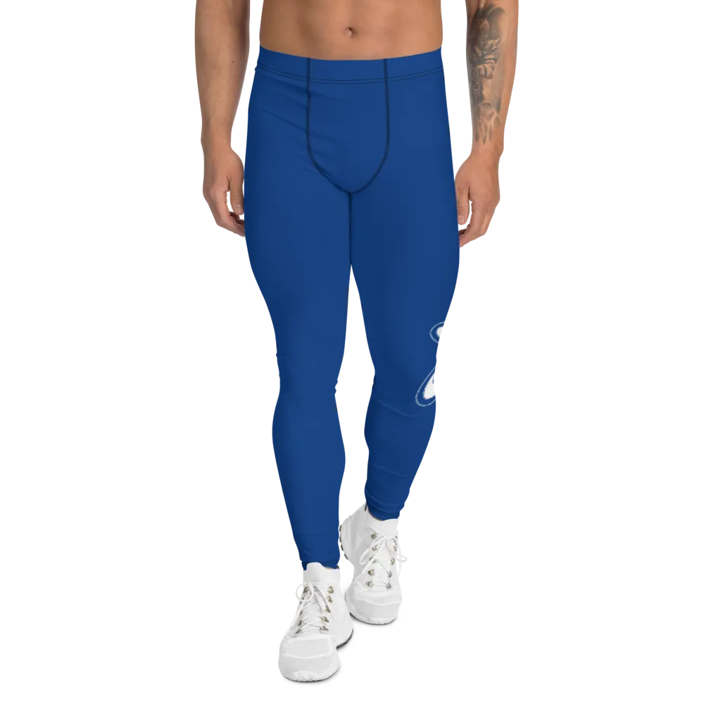Athletic Apparatus Blue 2 White logo V3 Men's Leggings