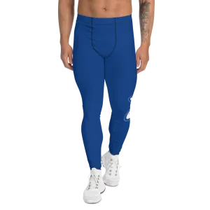 Athletic Apparatus Blue 2 White logo V3 Men's Leggings