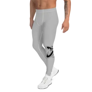 Athletic Apparatus Grey 2 Black logo White stitch V3 Men's Leggings