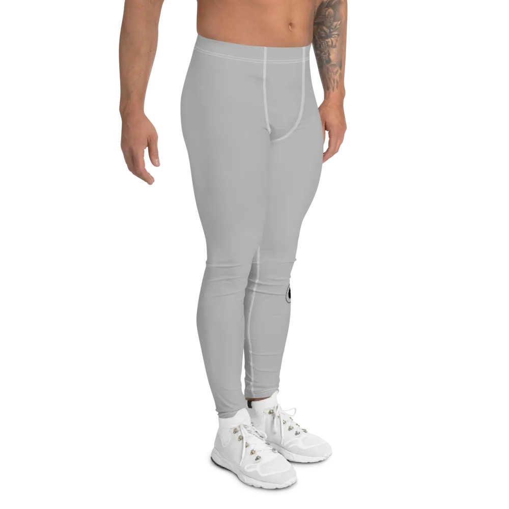 Athletic Apparatus Grey 2 Black logo White stitch V3 Men's Leggings