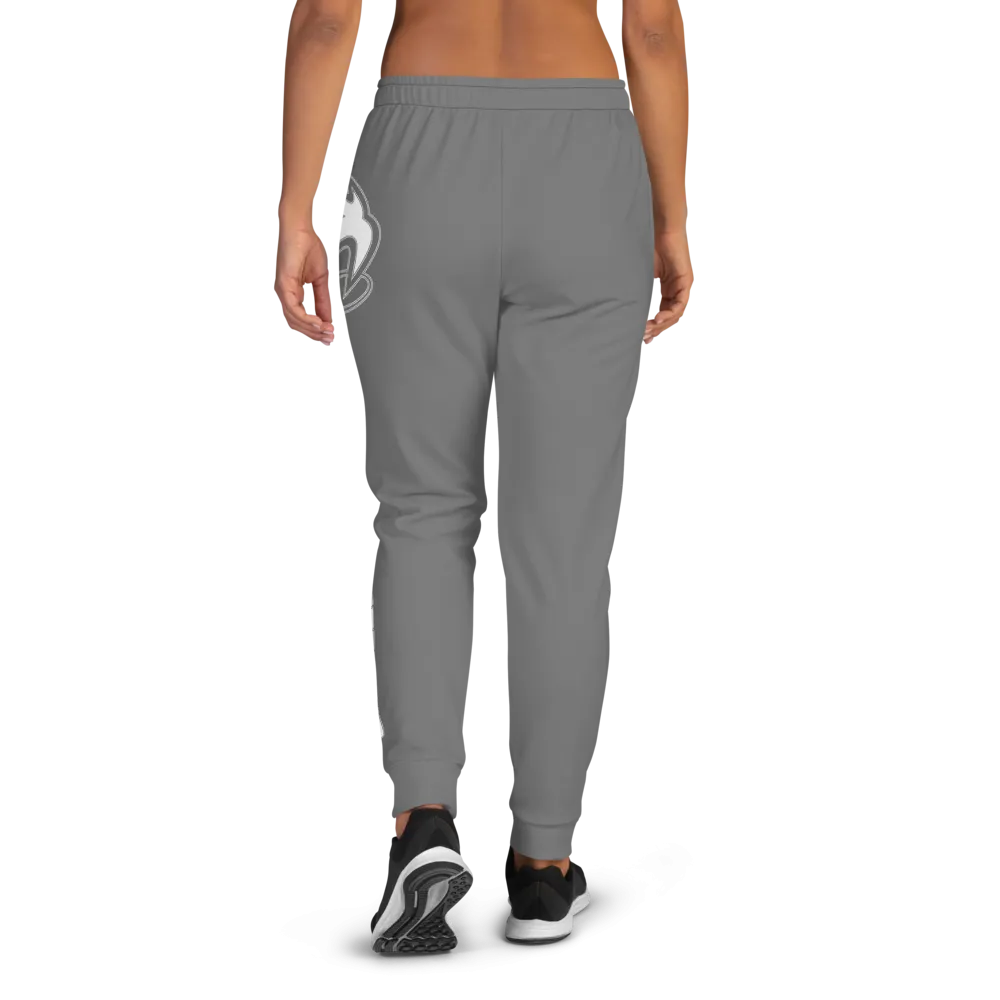 Athletic Apparatus Grey White Logo Women's Joggers