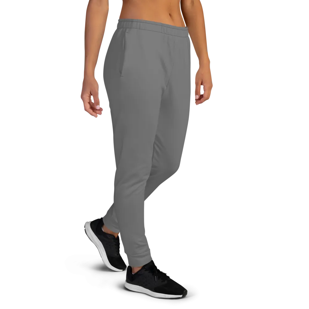 Athletic Apparatus Grey White Logo Women's Joggers