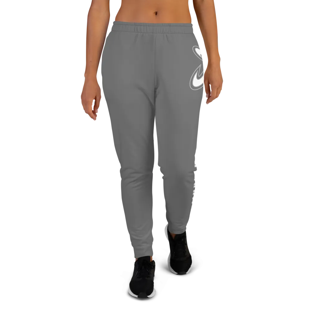 Athletic Apparatus Grey White Logo Women's Joggers