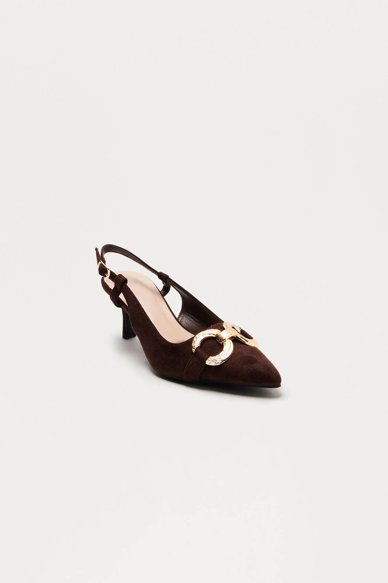 Aven Hardware Pumps - Brown