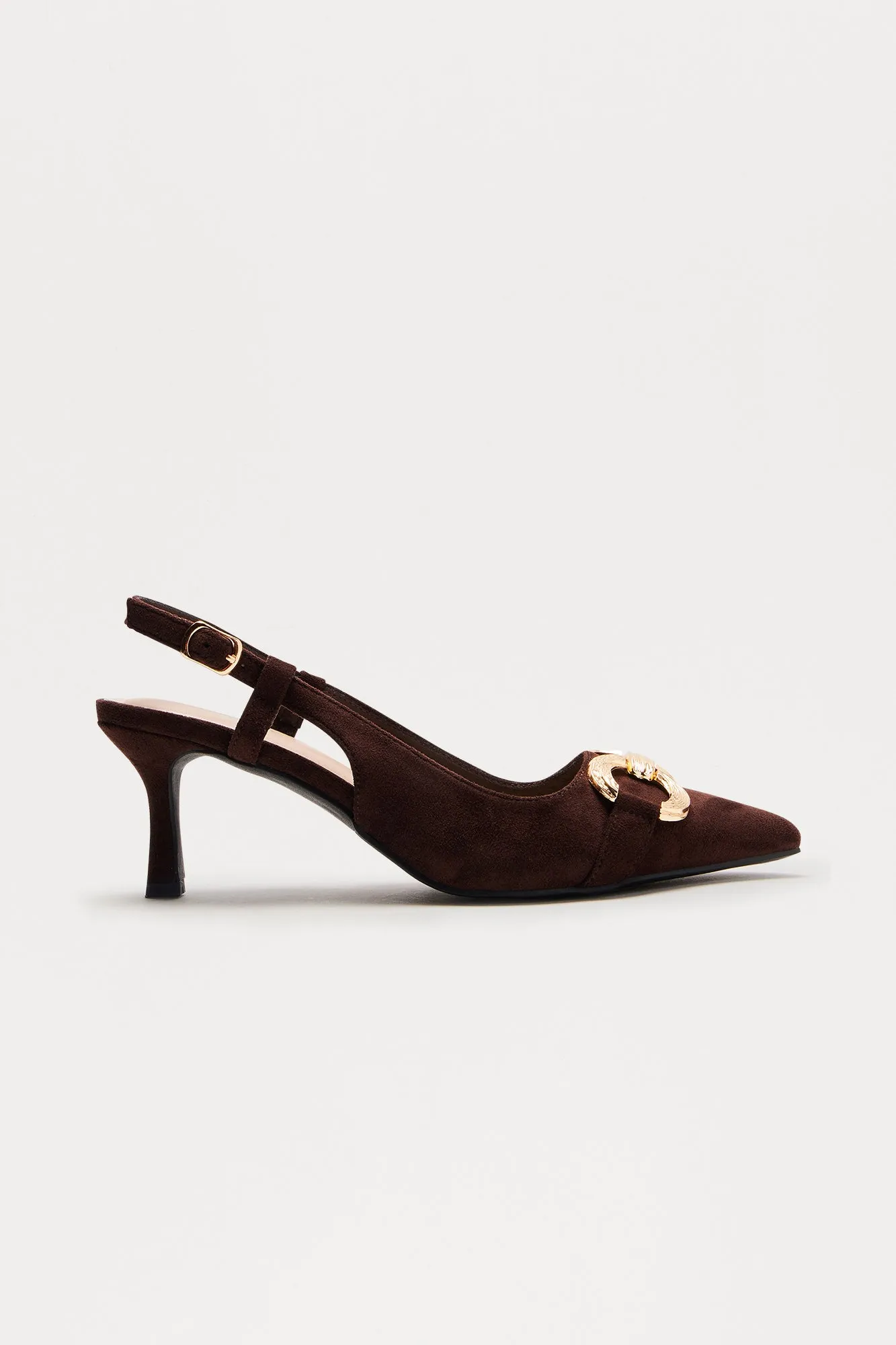 Aven Hardware Pumps - Brown