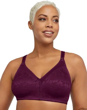 Bali Womens Double Support Lace Wirefree Bra, 38D, Nightfire Red