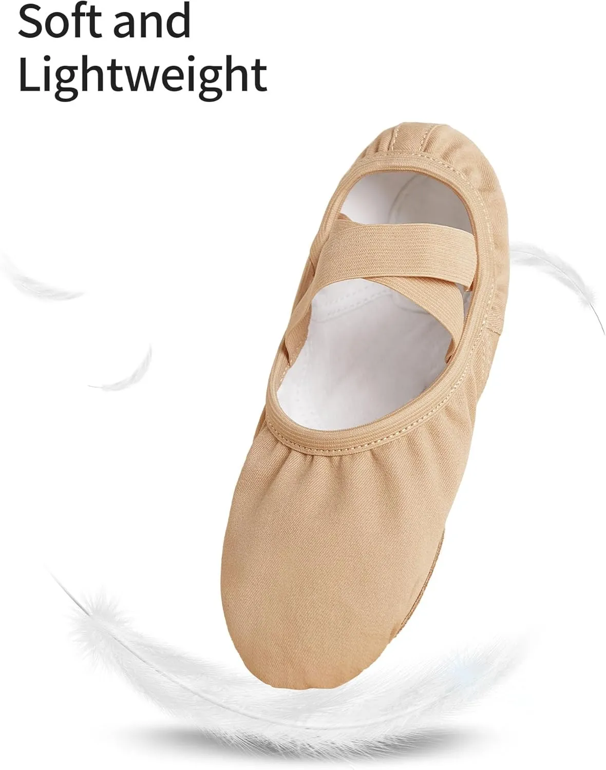 Ballet Shoes for Girls, Stretchy Girls Ballet Slippers for Dance, Gymnastic