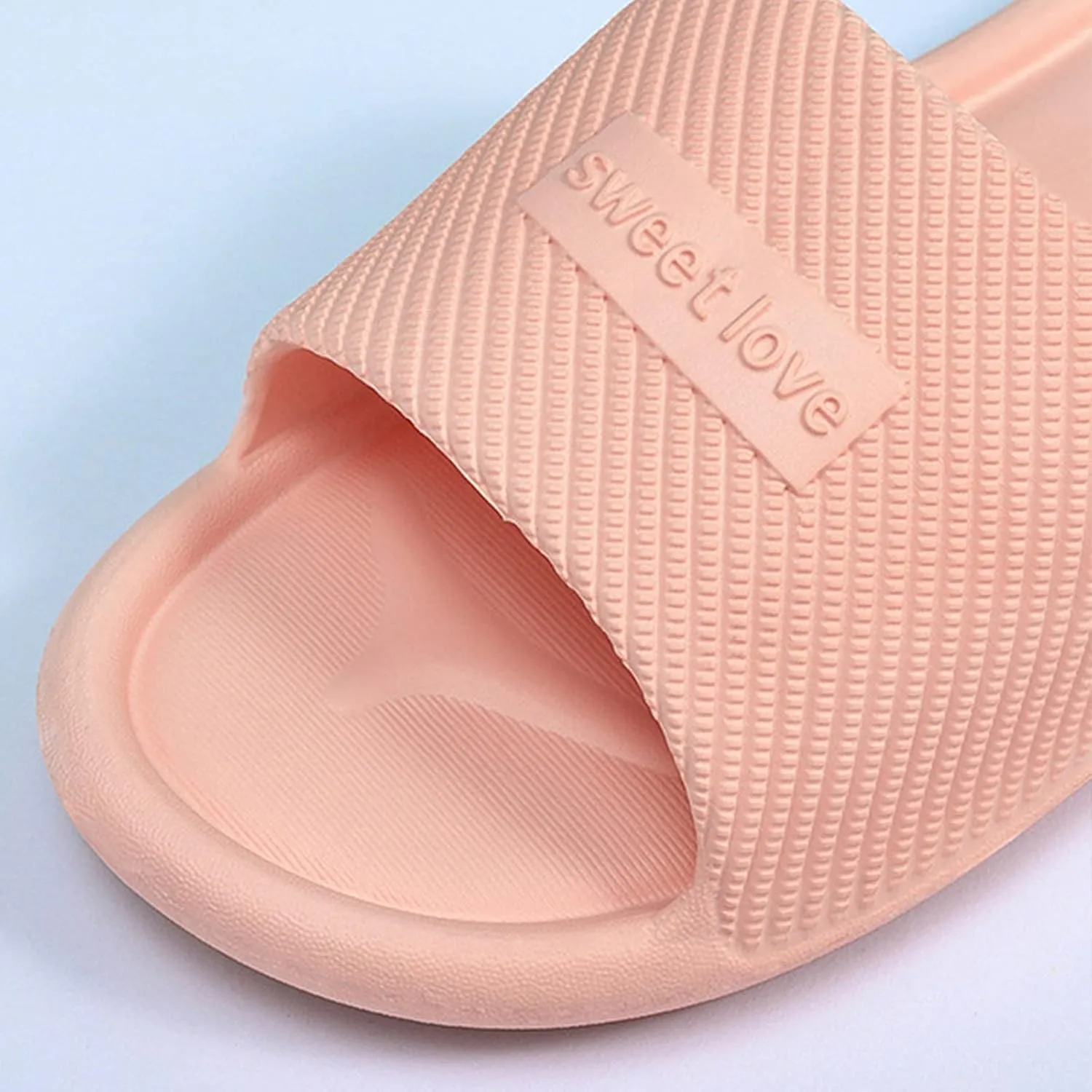 Bath Slippers Quick Dry Non-Slip Bathroom Slippers for Men Women Cushioned Thick Sole Sandals for Indoor and Outdoor