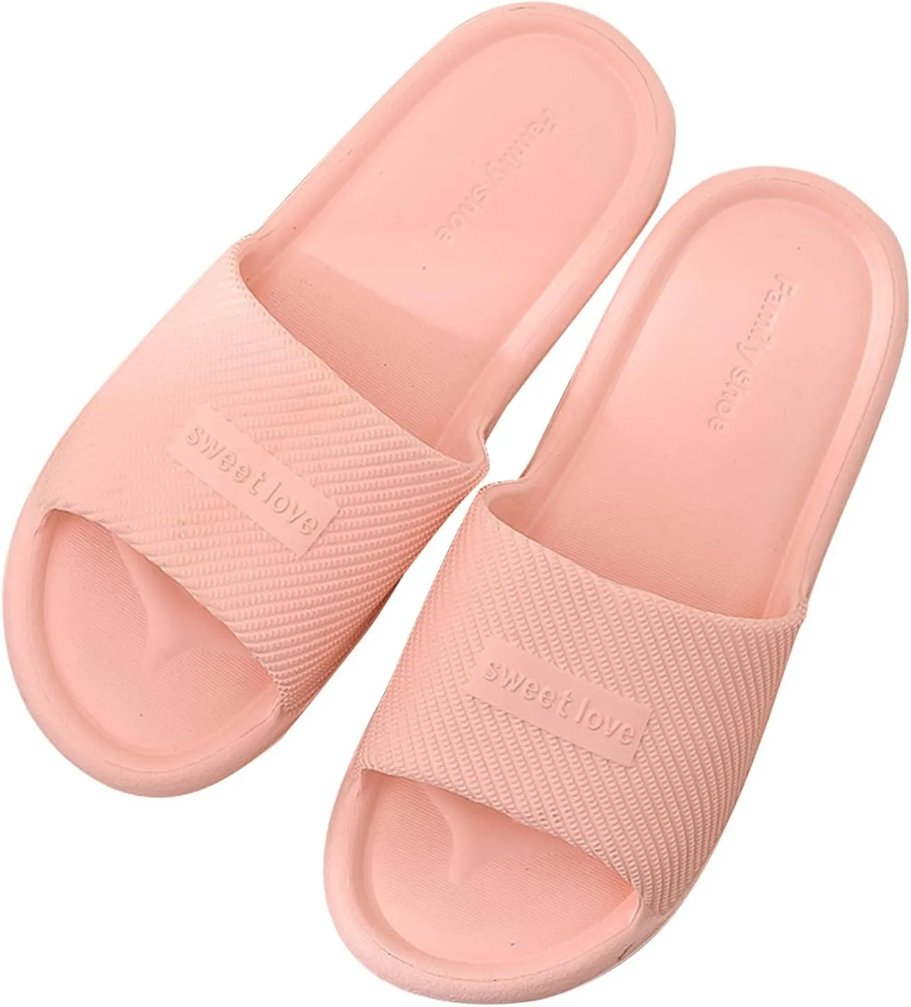 Bath Slippers Quick Dry Non-Slip Bathroom Slippers for Men Women Cushioned Thick Sole Sandals for Indoor and Outdoor