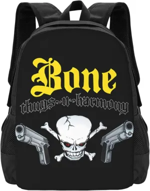 Bone Music Thugs N Harmony Backpack Laptop Bag Durable Large Capacity Fashion backpack Travel Bag