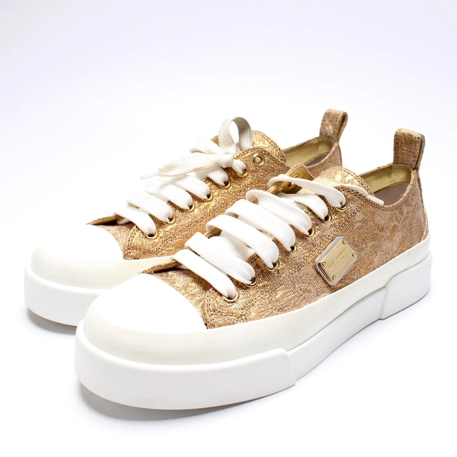 Brocade Low Top Sneakers Size 37.5