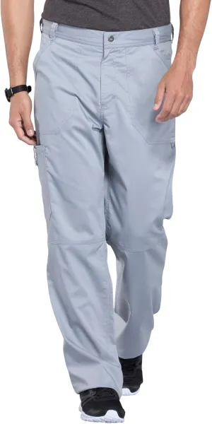 Cherokee Cargo Pants for Men Scrub, Modern Fit Inside Drawstring Bottom WW140