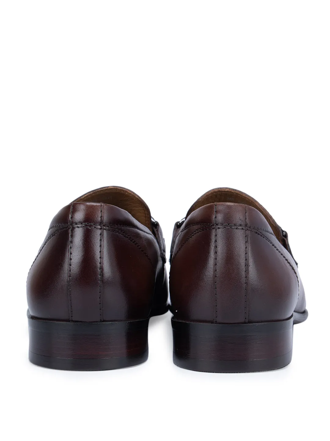 Coffee Leather Loafers