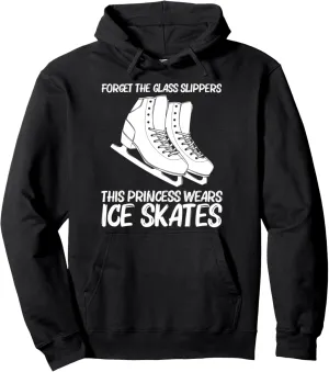 Cool Figure Skating For Girls Kid Spin Jump Ice Skate Skater Pullover Hoodie