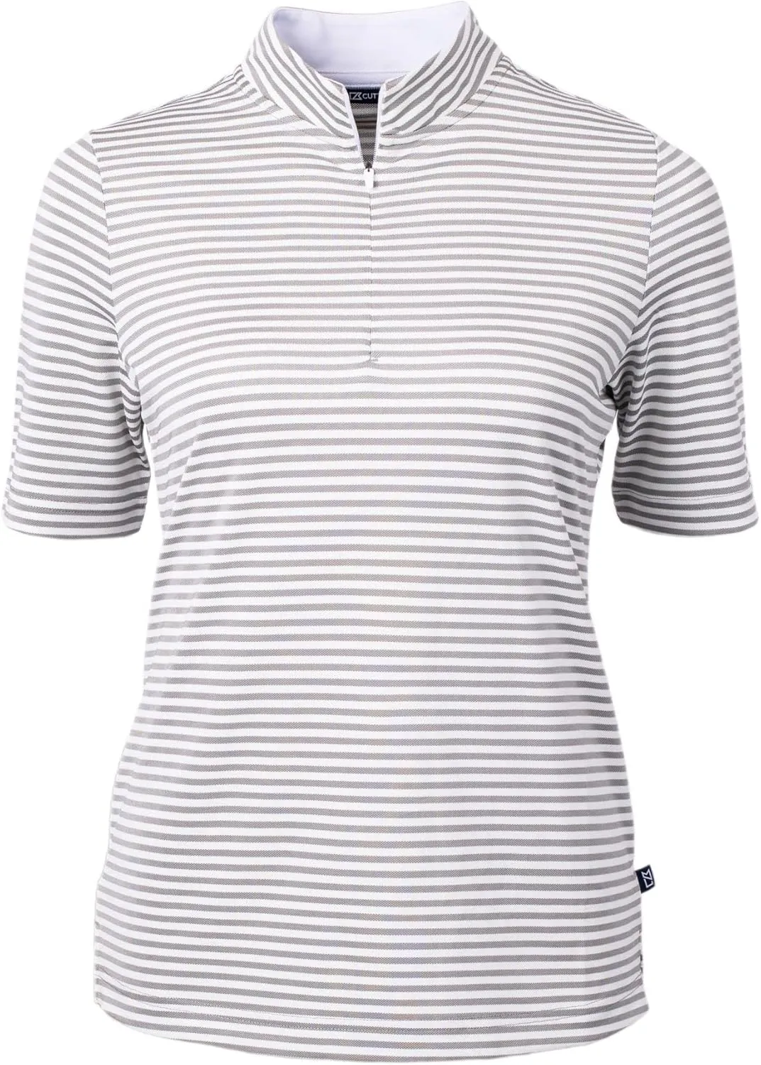 Cutter & Buck Virtue Eco Pique Stripe Recycled Womens Top