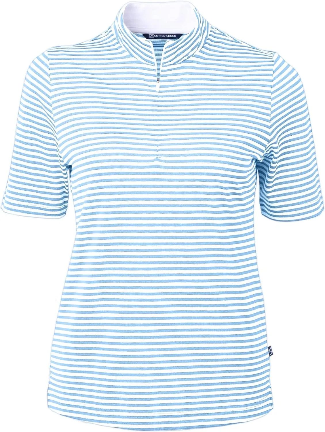 Cutter & Buck Virtue Eco Pique Stripe Recycled Womens Top