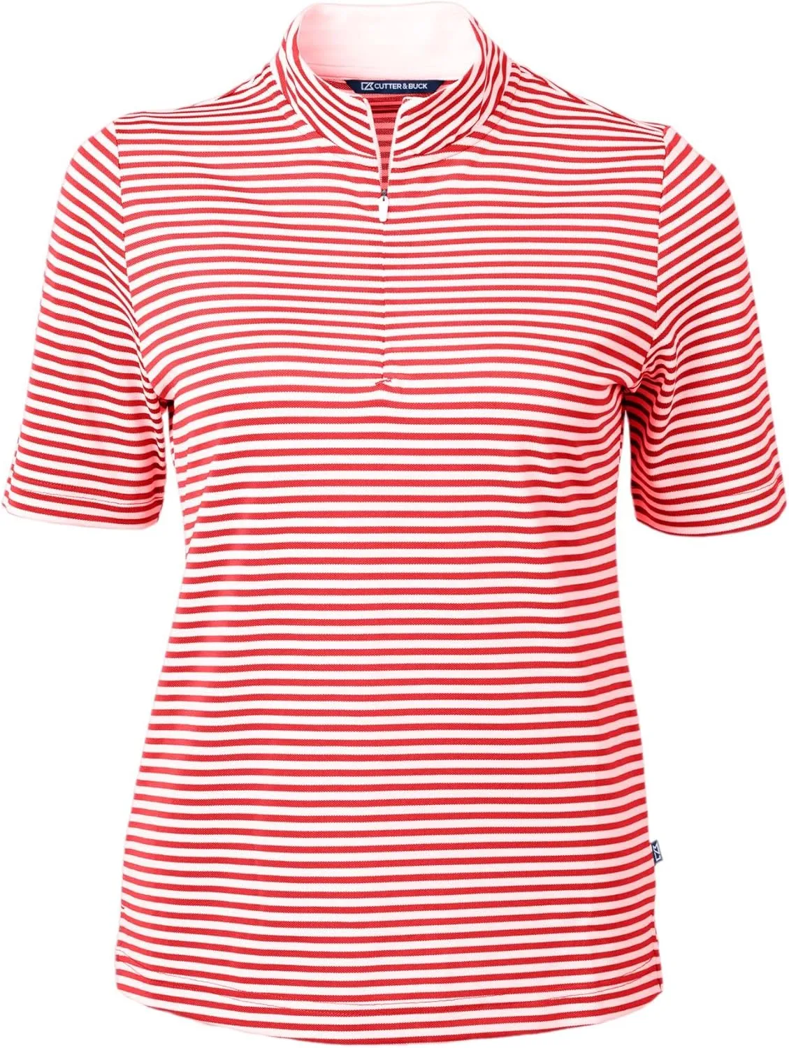 Cutter & Buck Virtue Eco Pique Stripe Recycled Womens Top