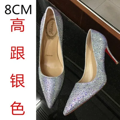 Diamond Pointed High Heels