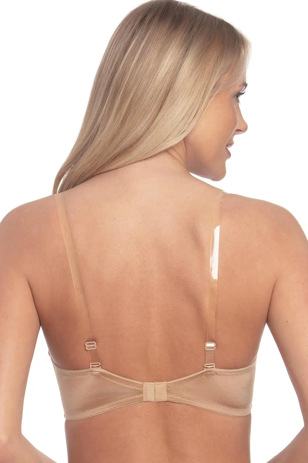 Dominique Women's Uma U Plunge Convertible Bra (32B-42DD/E) #4000