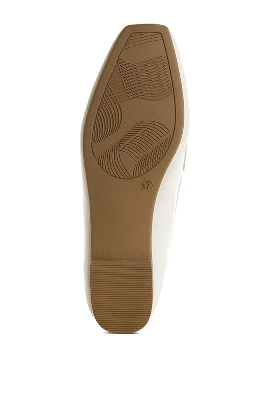 Dorlina Studded Faux Leather Loafers for Stylish Comfort
