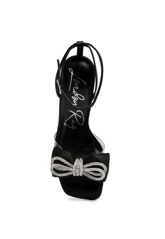 Etherium Bow Heeled Sandal