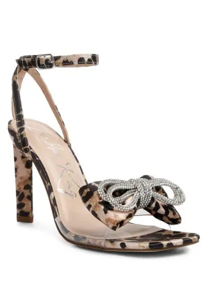 Etherium Bow Heeled Sandal