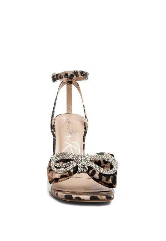 Etherium Bow Heeled Sandal