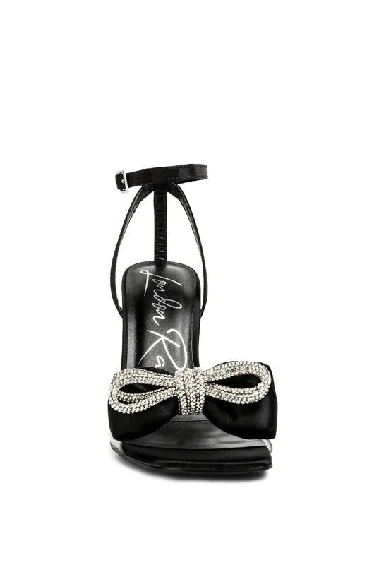 Etherium Bow Heeled Sandal