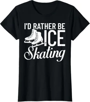 Figure Skater Trainer Skates Shoes T-Shirt