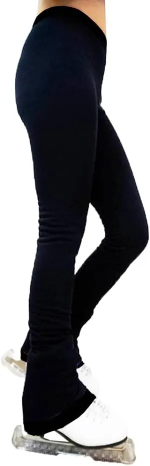 Figure Skating Practice Pants ?C Polar Fleece Thermal Black ?C Blue ?C Purple UGSP2 ice Skating Pants for Girls Women