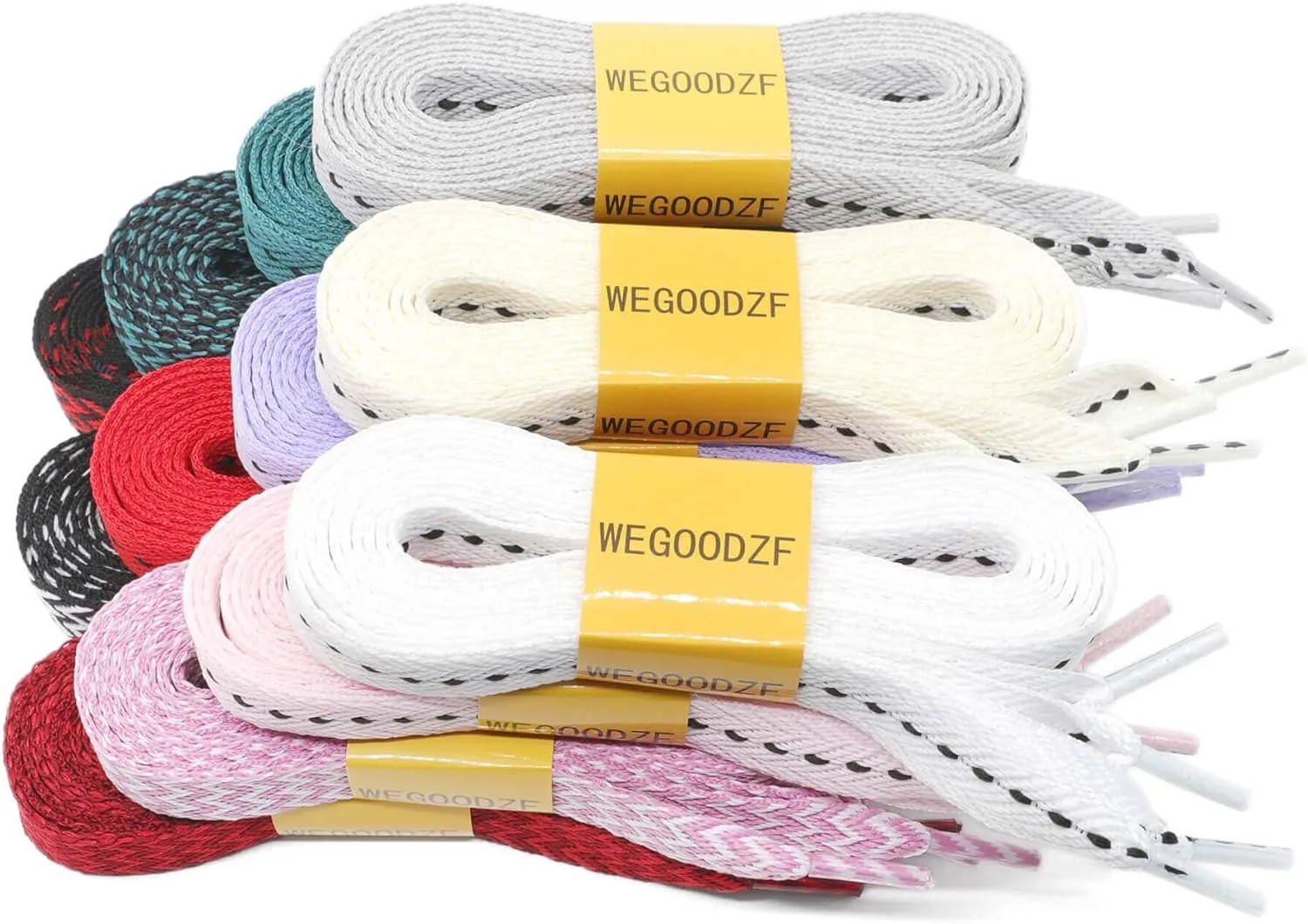 Flat Fat Sneakers Shoelaces: 2 Pair 3/5Inch Extra Wide Thick Shoe Laces