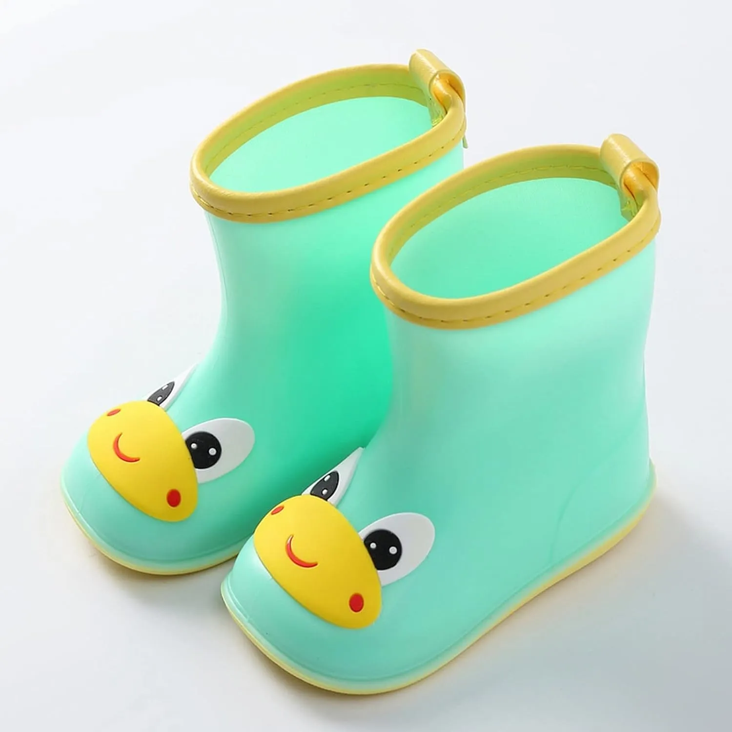 Frog Cartoon Character Rain Shoes Children's Rain Shoes Boys and Girls Water Shoes Baby Rain Boots Toddler Boot Size 8