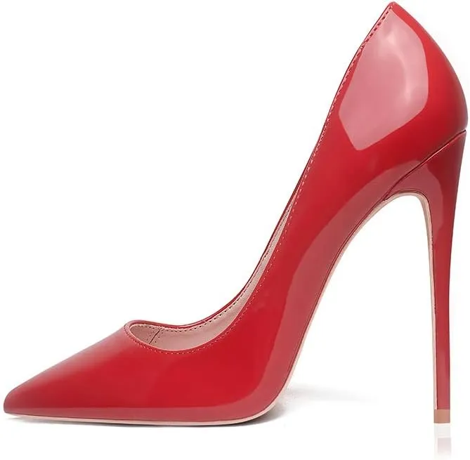 GENSHUO Women's 4.7 Inch Pumps Pointy Toe Stiletto Sexy High Heels Work Party Wedding Shoes