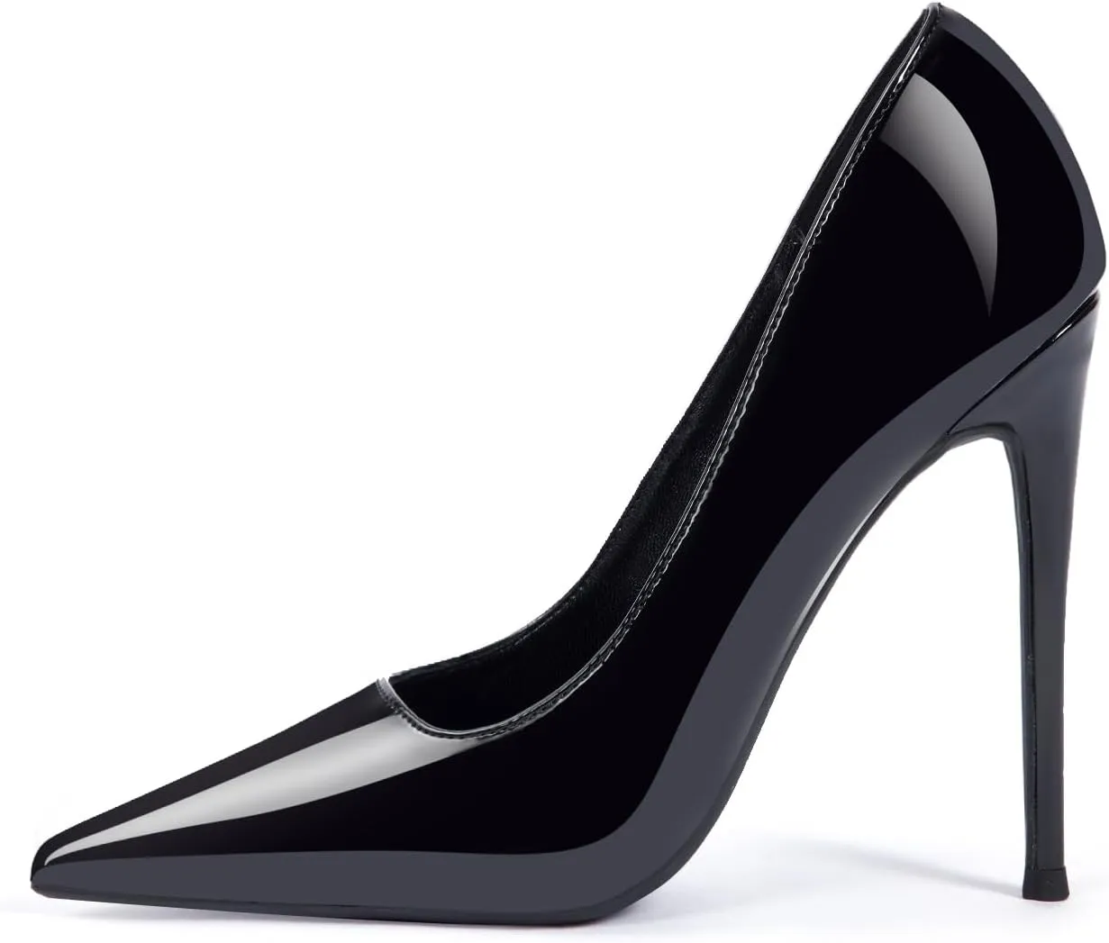 GENSHUO Women's 4.7 Inch Pumps Pointy Toe Stiletto Sexy High Heels Work Party Wedding Shoes