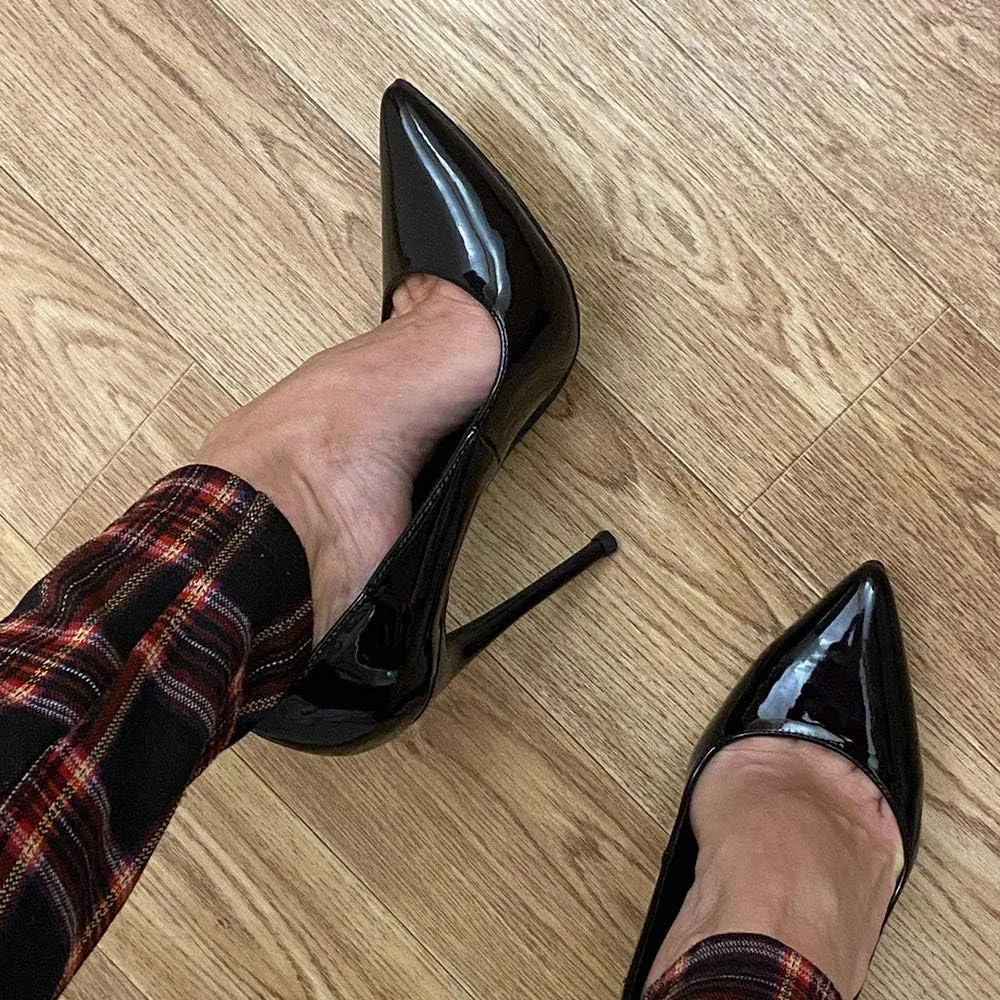 GENSHUO Women's 4.7 Inch Pumps Pointy Toe Stiletto Sexy High Heels Work Party Wedding Shoes