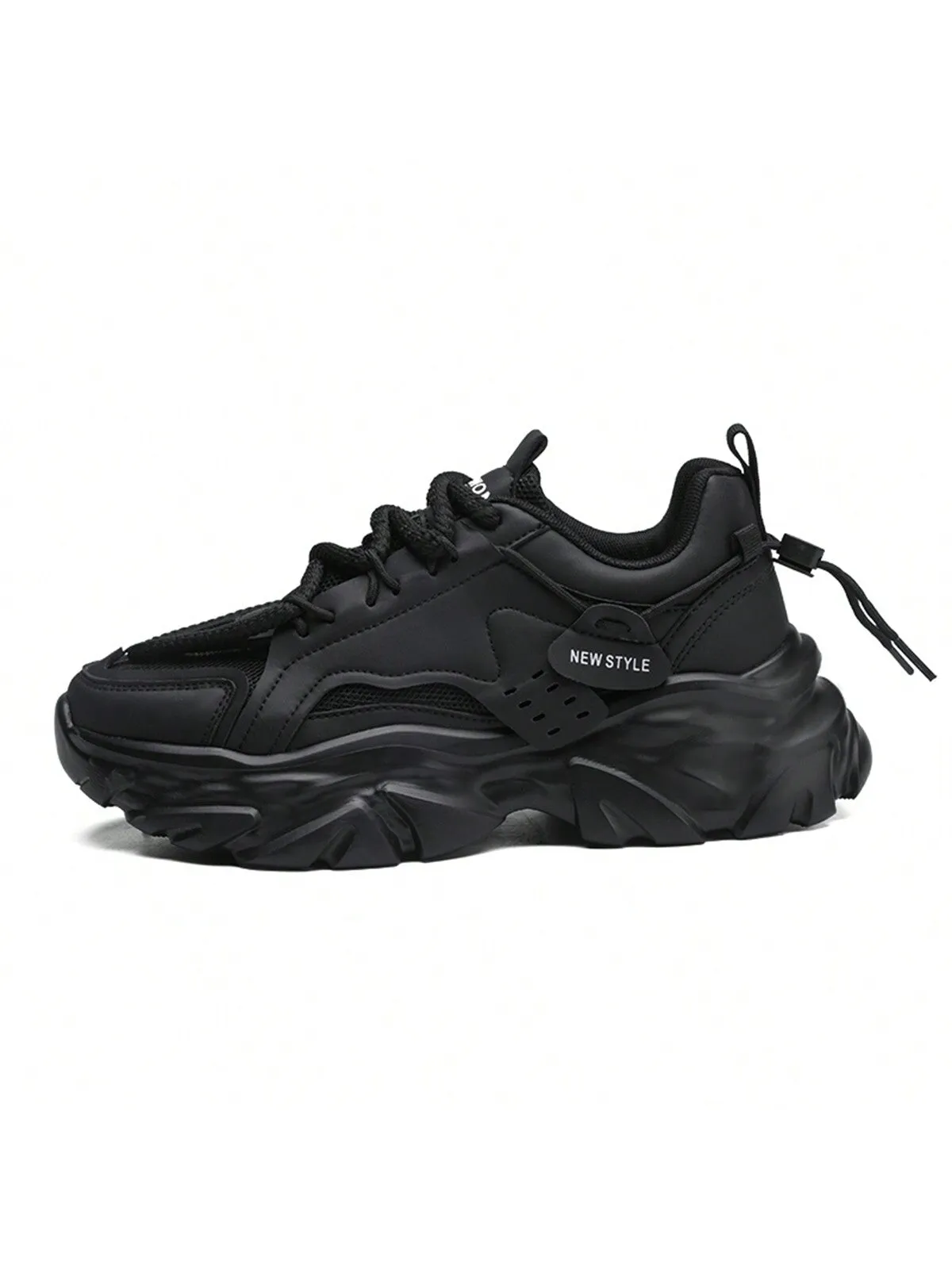GNVA Men's Winter Trendy Casual Sports Chunky Sneakers, Slip-Resistant, Wear-Resistant, Height-Increasing, Fashionable, Shoes For Men