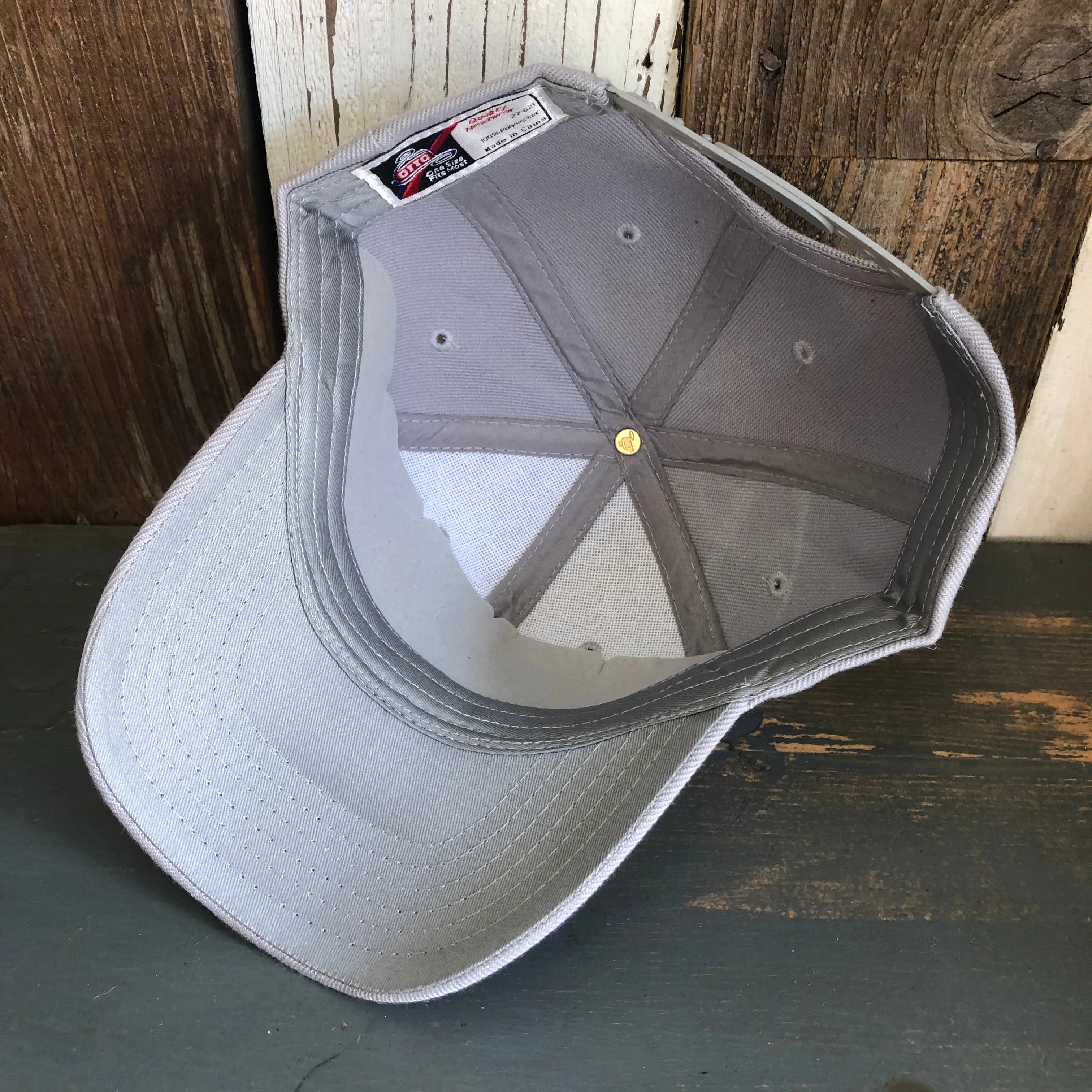 Hermosa Beach LIFEGUARD TOWER 6 Panel Mid Profile Baseball Cap - Grey