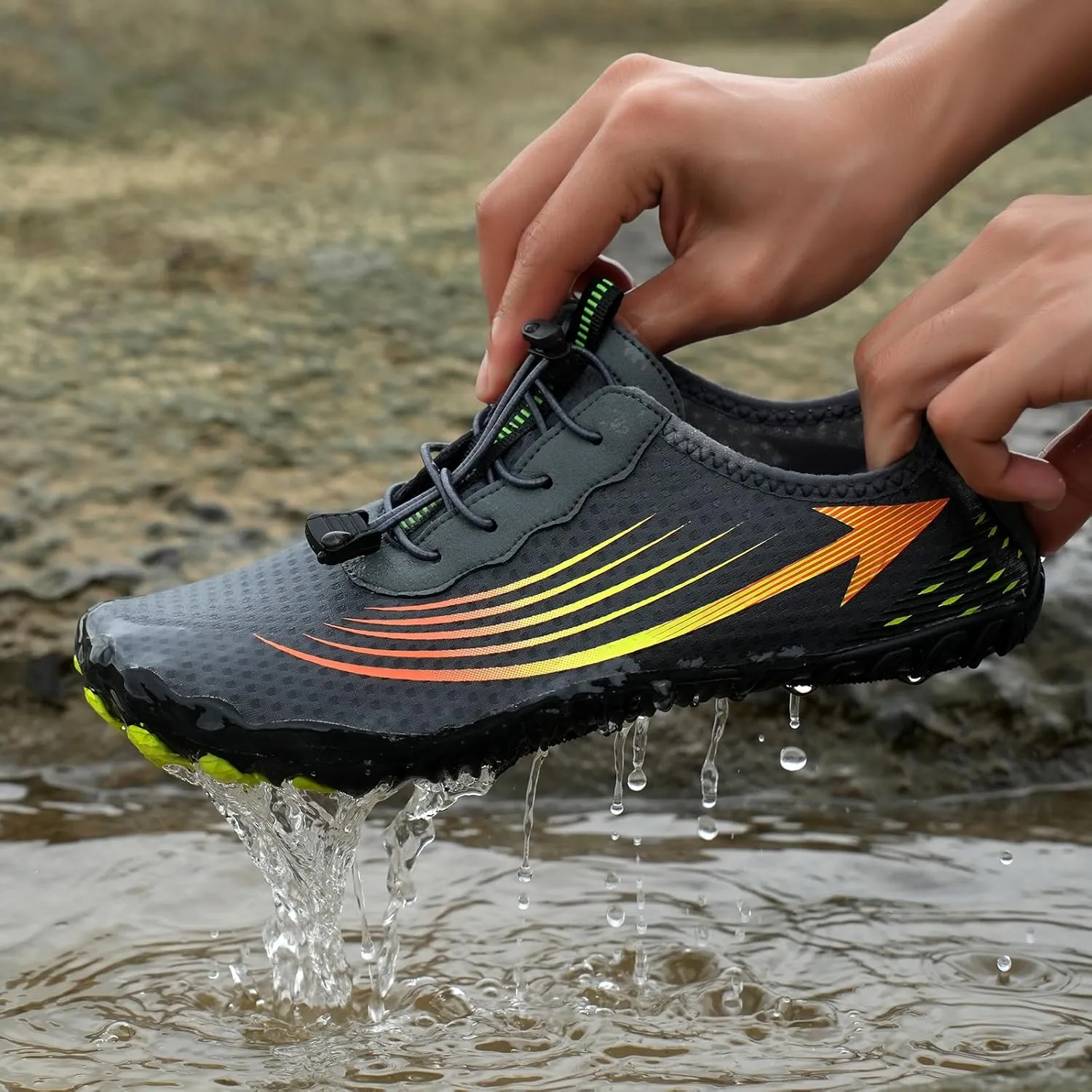 Hike Barefoot Shoes for Womens Mens Footwear Pro Barefoot Shoes, Wide Toe Box Healthy & Non-Slip Breathable Footwear for Women Surf Beach Walking Hiking Shoes