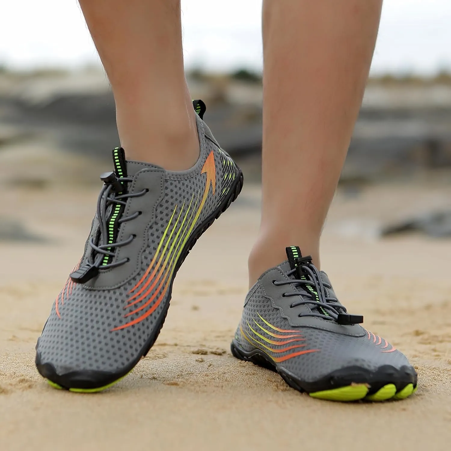 Hike Barefoot Shoes for Womens Mens Footwear Pro Barefoot Shoes, Wide Toe Box Healthy & Non-Slip Breathable Footwear for Women Surf Beach Walking Hiking Shoes