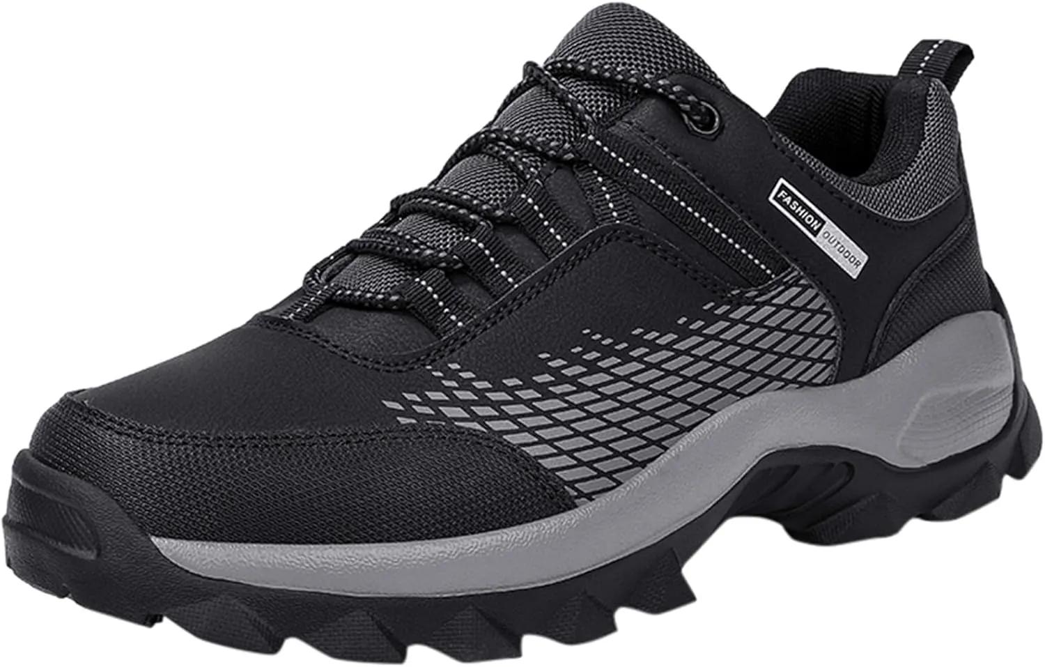 Hiking Shoes Men Work Sneakers Casual Non Slip Hiking Sneakers Outdoor Trailing Camping Trekking Shoes Tennis Walking Shoes