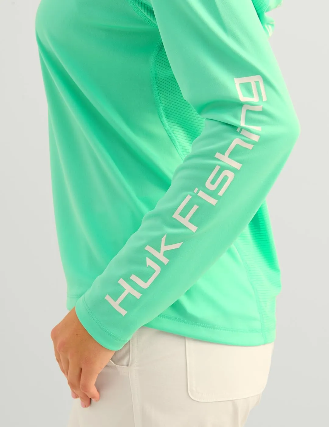 HUK Women's Icon Hoodie, Fishing Shirt with Sun Protection